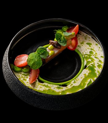 Чешское Модерн Арт меню - Изысканная кухня в Праге